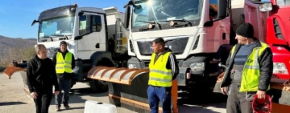 Președintele CJ, Virgiliu Nanu, a verificat dacă firmele de deszăpezire sunt pregătite pentru iarnă