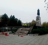 Statuia lui Mihai Viteazul, din centrul Ploieștiului, a intrat în reabilitare
