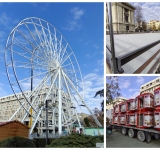 Roata panoramică înaltă de 33 de metri, din centrul Ploieștiului, va avea 24 de gondole