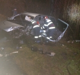 Update/ Accident pe un drum județean din comuna Apostolache, sat Mârlogea. Traficul este blocat