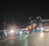 Accident la ieșirea din Ploiești, pe DN72. Nouă persoane implicate, trei victime au ajuns la spital