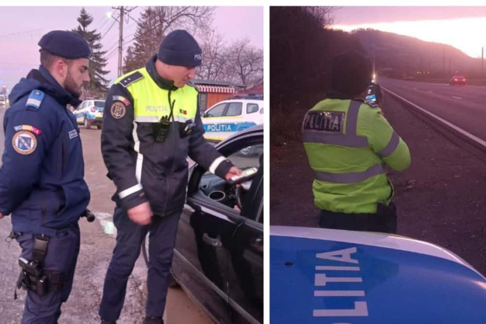 Acțiune rutieră, sâmbătă dimineață, pe drumurile naționale din Prahova