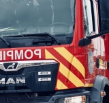 Incendiu la o fabrică din Câmpina