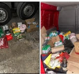 Șoferi de TIR, prinși de jandarmii prahoveni în timp ce sustrăgeau din marfa transportată