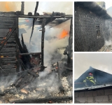 Incendiu într-o gospodărie din Drajna. Pompierii au reușit să împiedice propagarea flăcărilor și la vecini