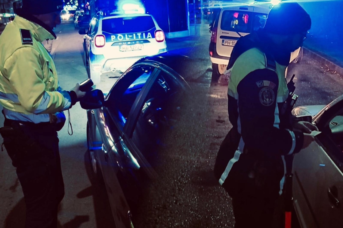 Acțiuni ale polițiștilor de la Rutieră pe DN1A și DN1B, sâmbătă seară