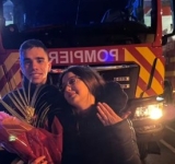 Un pompier prahovean, de serviciu în noaptea de Revelion, i-a făcut o surpriză extraordinară iubitei sale!
