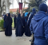 Jandarmeria Mobilă: Peste 5.500 de credincioși au fost prezenți la Mănăstirea Ghighiu, de Bobotează