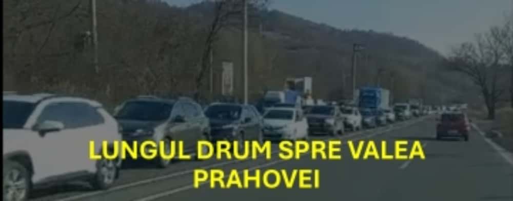 Dacă e vineri, e blocaj pe DN1! Coloane kilometrice spre Valea Prahovei, înainte de vacanța ”de schi” a elevilor prahoveni