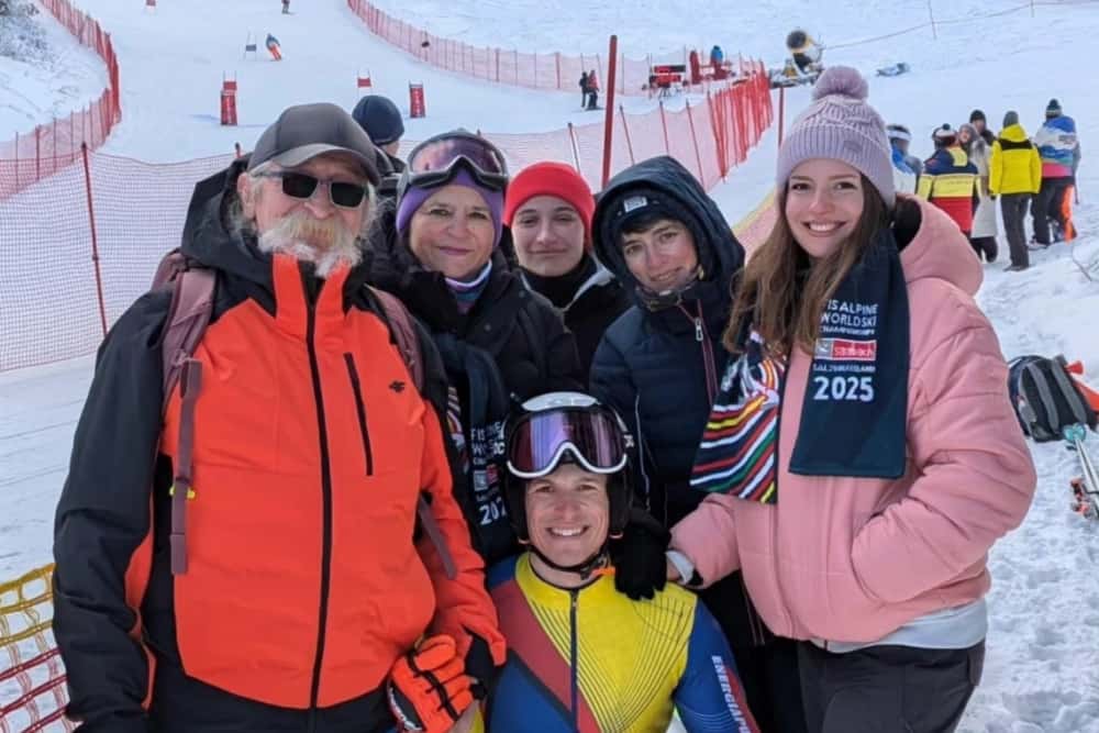 Schiorul azugean Alex Ștefănescu a câștigat titlul de campion național la Slalom Uriaș