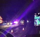 Un TIR s-a răsturnat pe DN1, în zona Cornu de Jos. Trafic restricționat