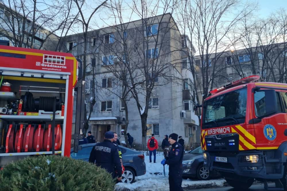 Incendiu într-un apartament din Ploiești. Șase persoane au fost evacuate