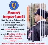 Vrei să devii pompier? Sunt 300 de locuri disponibile la Școala de Pompieri și Protecție Civilă de la Boldești Scăeni