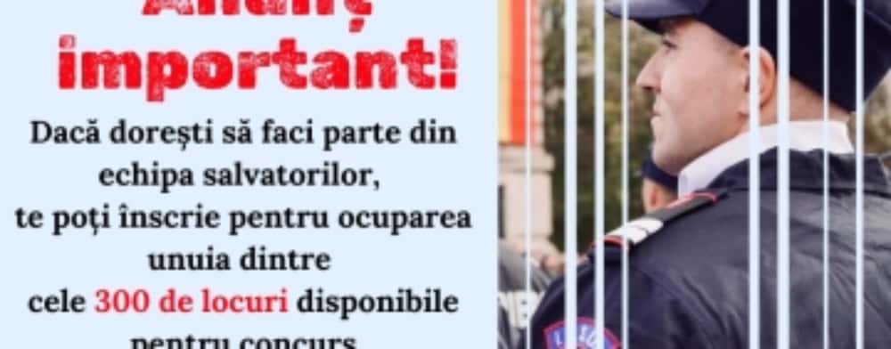 Vrei să devii pompier? Sunt 300 de locuri disponibile la Școala de Pompieri și Protecție Civilă de la Boldești Scăeni