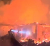 O casă și mai multe anexe au fost mistuite de flăcări, noaptea trecută, în comuna Bertea