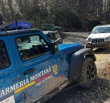 Au mers cu mașinile de teren prin pădure, s-au ales cu amenzi de la jandarmii prahoveni