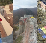 Cetatea Poienari, fortăreața lui Vlad Țepeș, deschisă pentru vizitare. Alpiniștii prahoveni au contribuit la reabilitarea monumentului