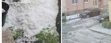 Grindina a început să facă ravagii în zonele cu Cod galben