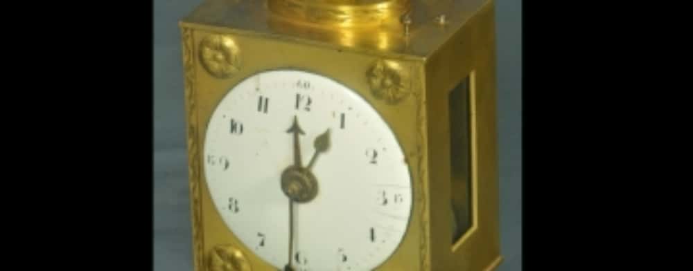Exponatul lunii aprilie la Muzeul Ceasului din Ploiești: un ”ceas de voiaj”