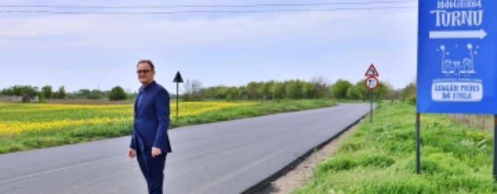 Modernizarea drumului județean către Mănăstirea Turnu, finalizată înainte de Paște