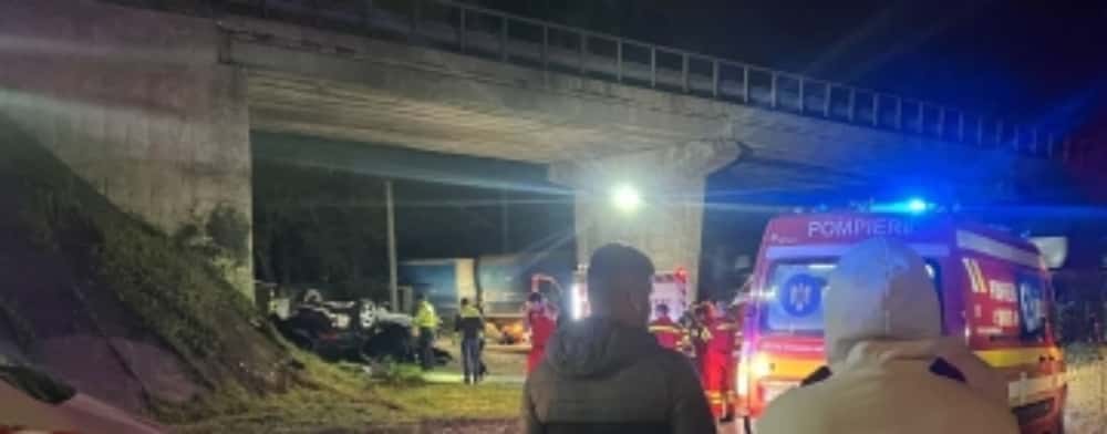 Accident cumplit, noaptea trecută, la ieșirea din Berceni spre Ploiești