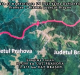 Consiliul Județean predă Companiei Naționale de Investiții amplasamentul pentru modernizarea DJ 102I Valea Doftanei - Săcele