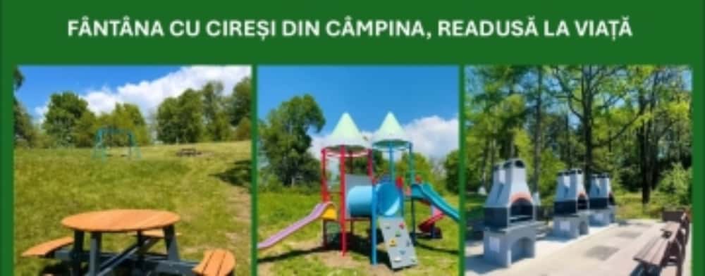 ”Fântâna cu cireși” din Câmpina redevine un spațiu de relaxare pentru vizitatori