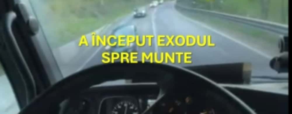 1 Mai/ Trafic aglomerat de la prima oră pe DN1, spre munte