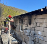 Incendiu la o locuință din Azuga, de 1 Mai