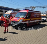 Coliziune între două trenuri de călători, în Constanța. S-a activat Planul Roșu de intervenție