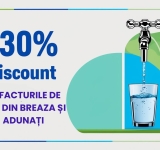 Reducere de 30% la facturile de apă pentru abonații HIDRO PRAHOVA din orașul Breaza și comuna Adunați