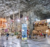 Salina Praid, închisă complet din cauza inundațiilor