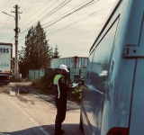 Acțiune rutieră pe DN1, la Potigrafu și Nistorești