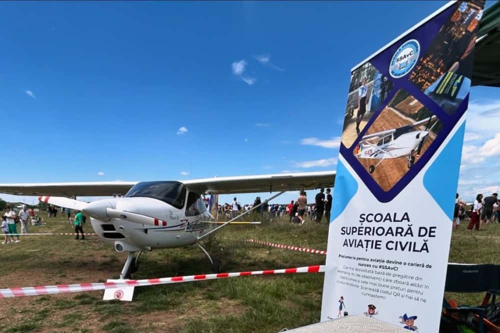 Școala Superioară de Aviație Civilă face investiții la aerodromul de la Strejnic