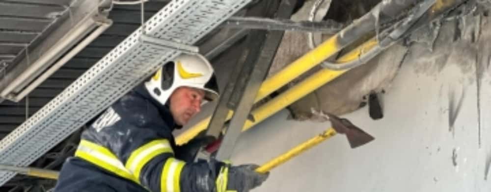 Incendiu la un supermarket din Ploiești