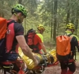 Turist polonez, recuperat de salvamontiștii prahoveni după ce a căzut în gol pe un versant din Bucegi