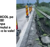 Aveți drum spre Buzău și Galați? O bucată din DN 2B a luat-o la vale!