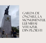 Statuia lui Mihai Viteazul din Ploiești poartă, de ieri, sigiliul tricolor al Brigăzii 30 Gardă „Mihai Viteazul”