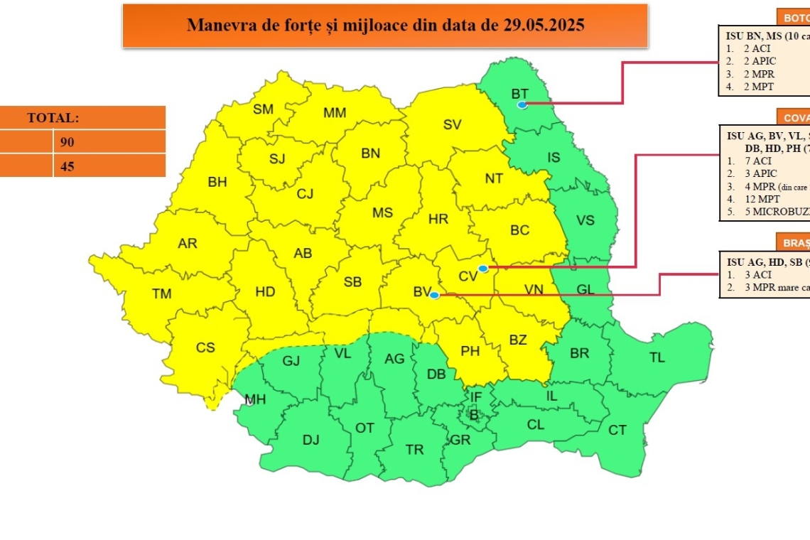 Prahova a scăpat de codul roșu de inundații