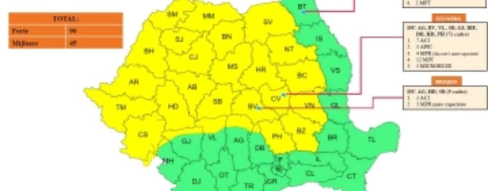 Prahova a scăpat de codul roșu de inundații