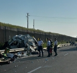 Accident cumplit pe drumul expres Craiova - Pitești