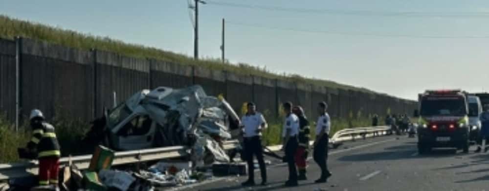 Accident cumplit pe drumul expres Craiova - Pitești