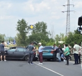 Circulație blocată pe podul de la Bucov, din cauza unui accident rutier