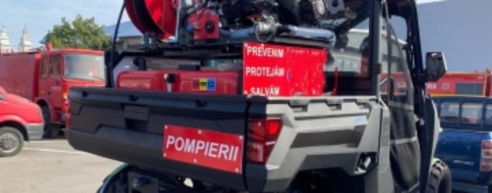 Un vehicul utilitar pentru medii ostile va fi achiziționat de Consiliul Județean pentru pompierii prahoveni
