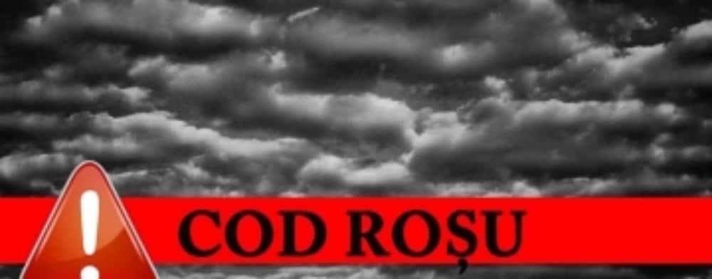 COD ROȘU de grindină, ploi torențiale și vijelii, pentru patru localități prahovene