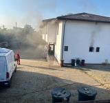 Centrul comunitar din comuna Berceni a fost distrus de un incendiu, sâmbătă dimineață
