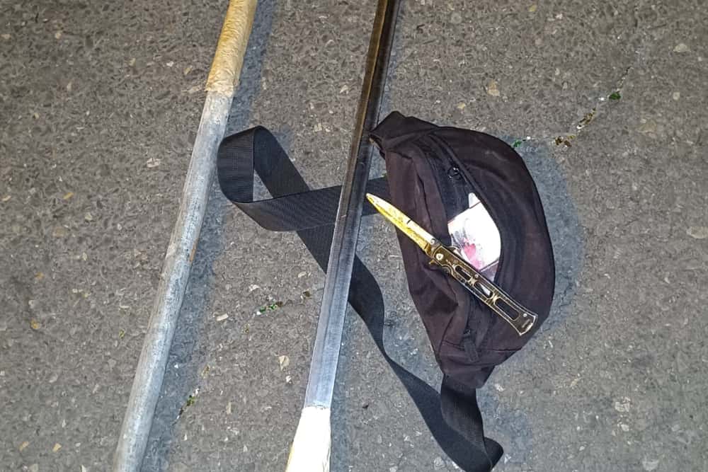Jandarmii Grupării Mobile Ploiești au intervenit într-un conflict cu arme albe, pe strada Bunavestire