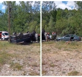 Accident pe un drum județean din Șotrile 