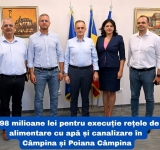 Virgiliu Nanu, președintele CJ Prahova, a anunțat semnarea contractului pentru execuția rețelelor de apă și canalizare în Câmpina și Poiana Câmpina: ”Prahova merge înainte!”
