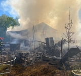 Un bărbat a suferit arsuri într-un incendiu produs în satul Plaiu, din Provița de Sus